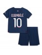 Billige Paris Saint-Germain Ousmane Dembele #10 Hjemmedraktsett Barn 2023-24 Kortermet (+ Korte bukser)